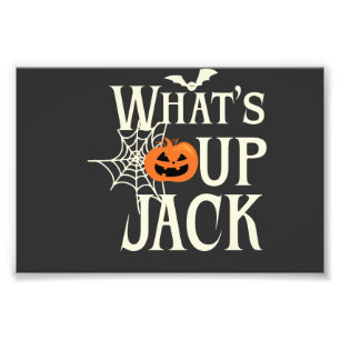 What's Up Jack Halloween Photo Print