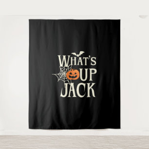 What's Up Jack Halloween Tapestry