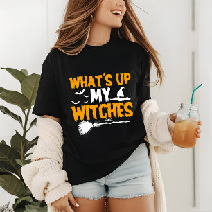 What's Up My Witches   Halloween Tri-Blend Shirt