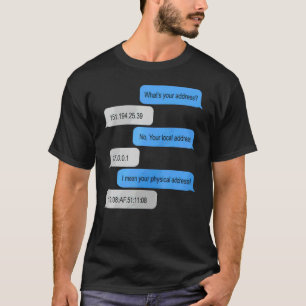 What's Your Address No Your Local Address Convers T-Shirt