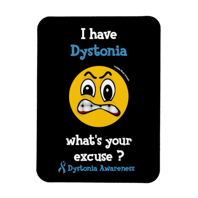 What's Your Excuse...Dystonia Magnet (Vertical)