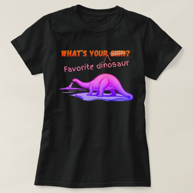 What's your favourite DINOSAUR T-Shirt (Design Front)