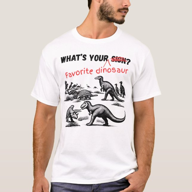 What's your favourite DINOSAUR T-Shirt (Front)
