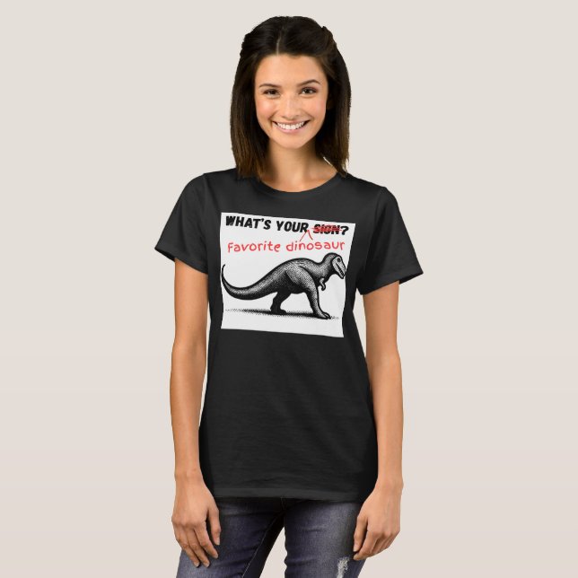 What's your favourite DINOSAUR T-Shirt (Front Full)