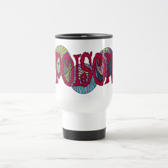 What's your poison? Travel Mug (Center)