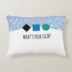 What's Your Sign Decorative Cushion
