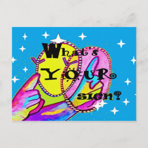 What's Your Sign Postcard