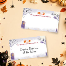 What's Your Spooky Halloween Name? Party Game Name