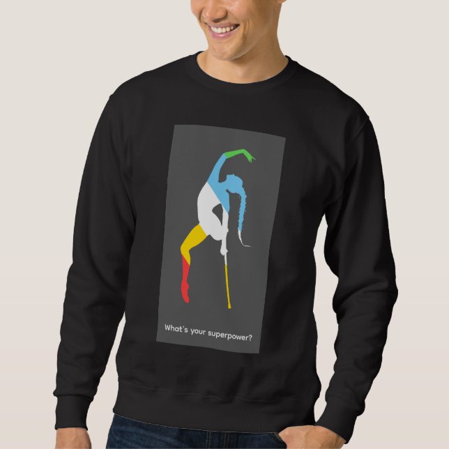 What's your superpower? Disability Pride Month Sweatshirt (Front)