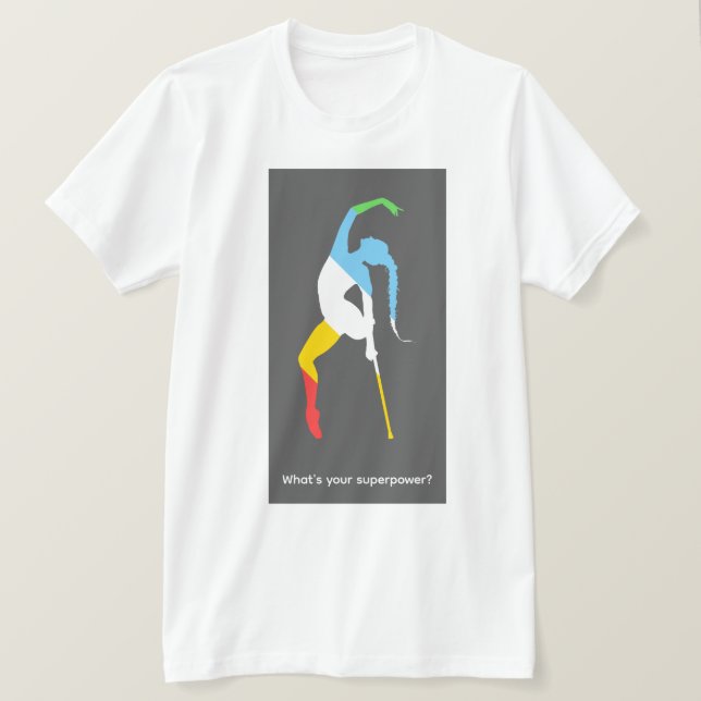 What's your superpower? Disability Pride Month T-Shirt (Design Front)
