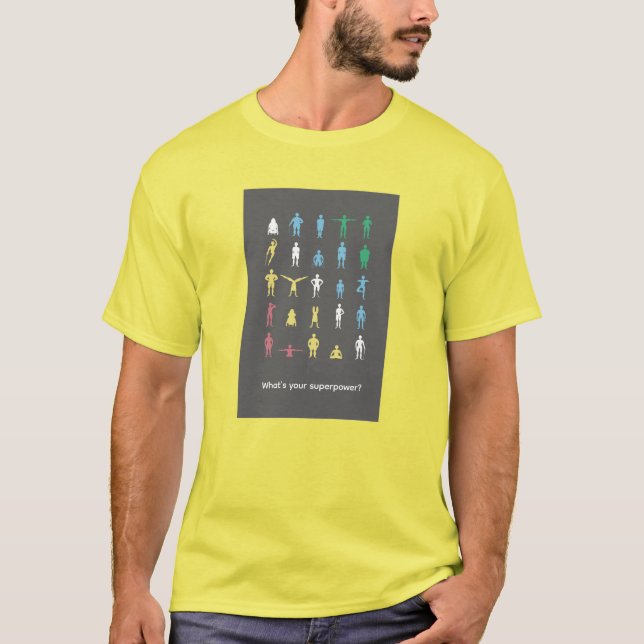 What's your superpower? Disability Pride Month T-Shirt (Front)