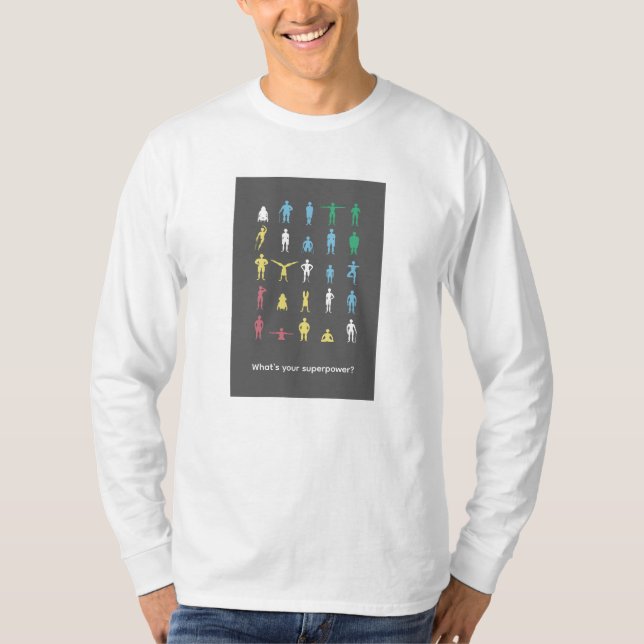 What's your superpower? Disability Pride Month T-Shirt (Front)