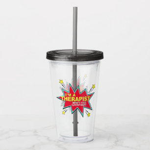 What's Your Superpower - I'm A Therapist Acrylic Tumbler