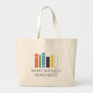 WhatShouldIReadNext.com merchandise Large Tote Bag