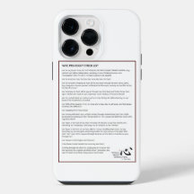WHC Per-Flight Checklist Phone Case