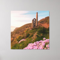 Wheal Coates tin mine, Cornwall painting