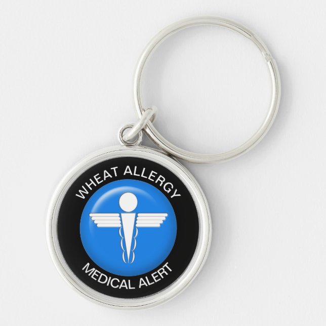 WHEAT ALLERGY KEYCHAIN (Front)