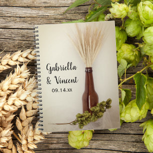 Wheat and Hops Brewery Wedding Guest Book