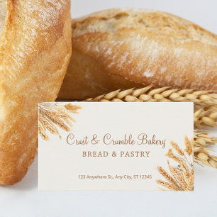 Wheat Bread Bakery Pastry Business Card