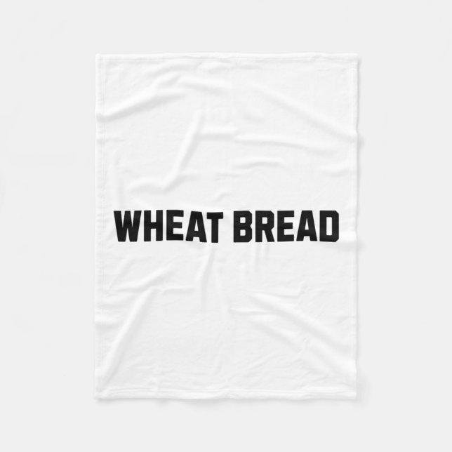 Wheat Bread Funny Costume Halloween  Fleece Blanket (Front)