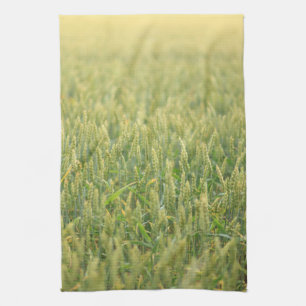 Wheat Field Grass Meadow Tea Towel