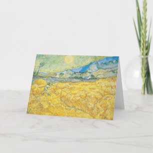 Wheat Field   Vincent van Gogh Card