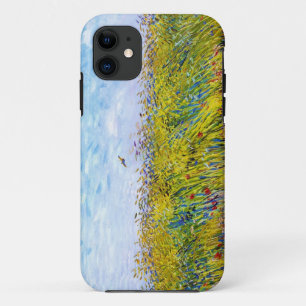 Wheat Field with a Lark by Vincent Van Gogh iPhone 11 Case
