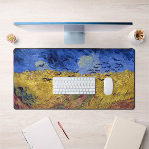 Wheat Field with Crows   Van Gogh   Desk Mat