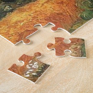 Wheat Field with Cypress by Van Gogh. Jigsaw Puzzle