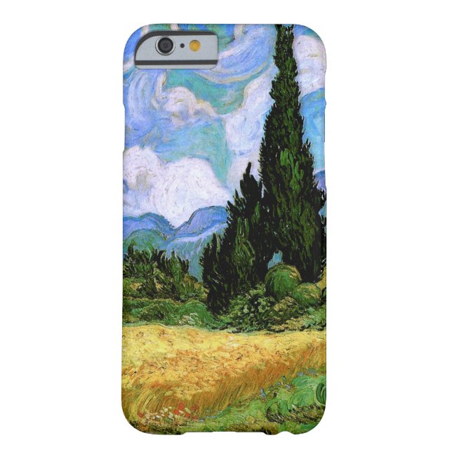 Wheat Field with Cypresses Van Gogh Fine Art Case-Mate iPhone Case (Back)