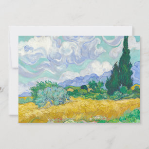Wheat Field with Cypresses   Vincent van Gogh
