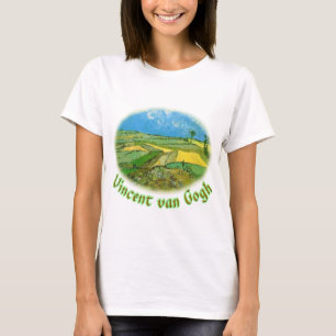 Wheat Fields at Auvers Under Clouded Sky, van Gog T-Shirt