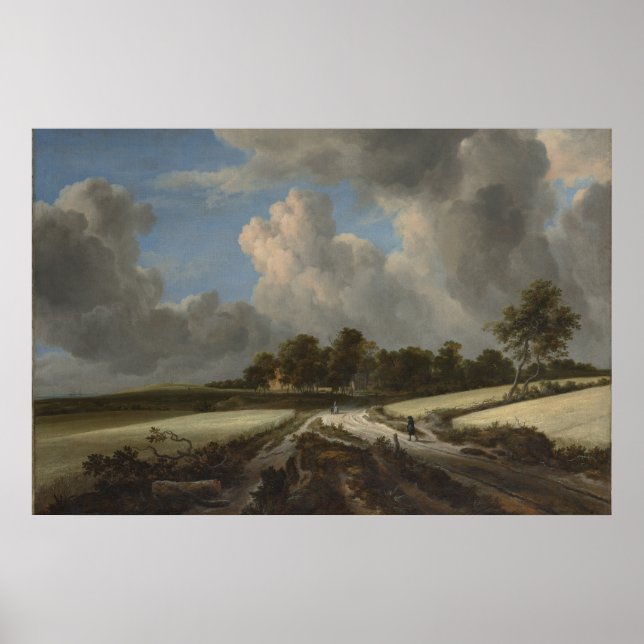  Wheat Fields by Jacob van Ruisdael Art Print (Front)