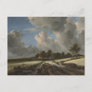 Wheat Fields by Jacob van Ruisdael Art Print Postcard