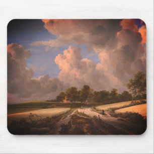 Wheat Fields by van Ruisdael: Mouse Pad