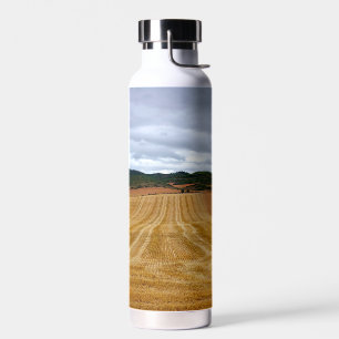 Wheat fields water bottle