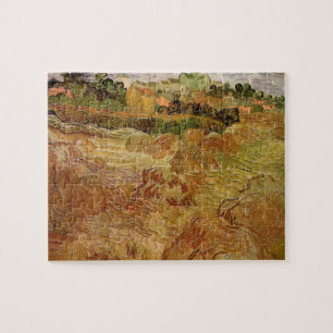 Wheat Fields with Auvers by Vincent van Gogh Jigsaw Puzzle