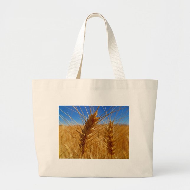 Wheat Large Tote Bag (Front)