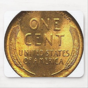 Wheat Penny Mouse Pad