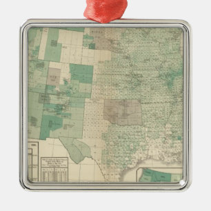Wheat per acre sown metal tree decoration