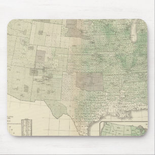 Wheat per sq mile mouse pad