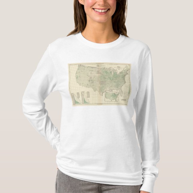 Wheat per sq mile T-Shirt (Front)