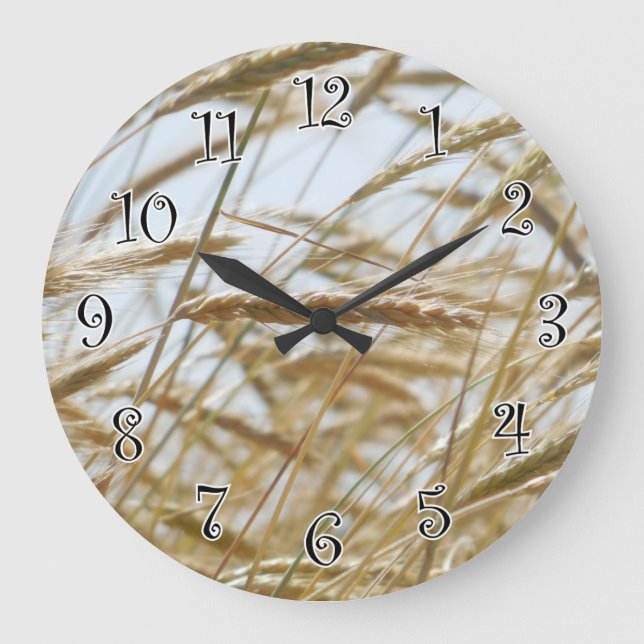 Wheat & Sky Clock (Front)