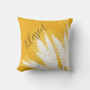 Wheat Throw Pillow