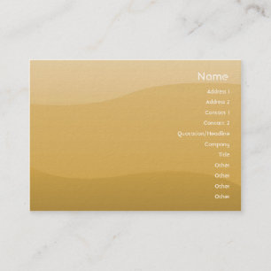 Wheat Waves - Chubby Business Card