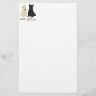 Wheaten & Black Scotties Mother's Day Stationery