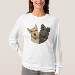Wheaten & Black Scottish Terriers T-Shirt