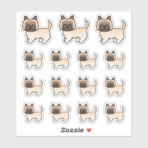 Wheaten Cairn Terrier Cute Cartoon Dogs