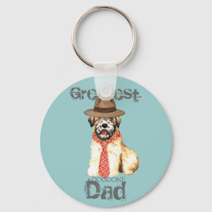 Wheaten Dad Key Ring