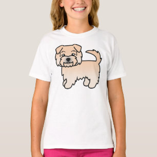 Wheaten Norfolk Terrier Cute Cartoon Dog T-Shirt